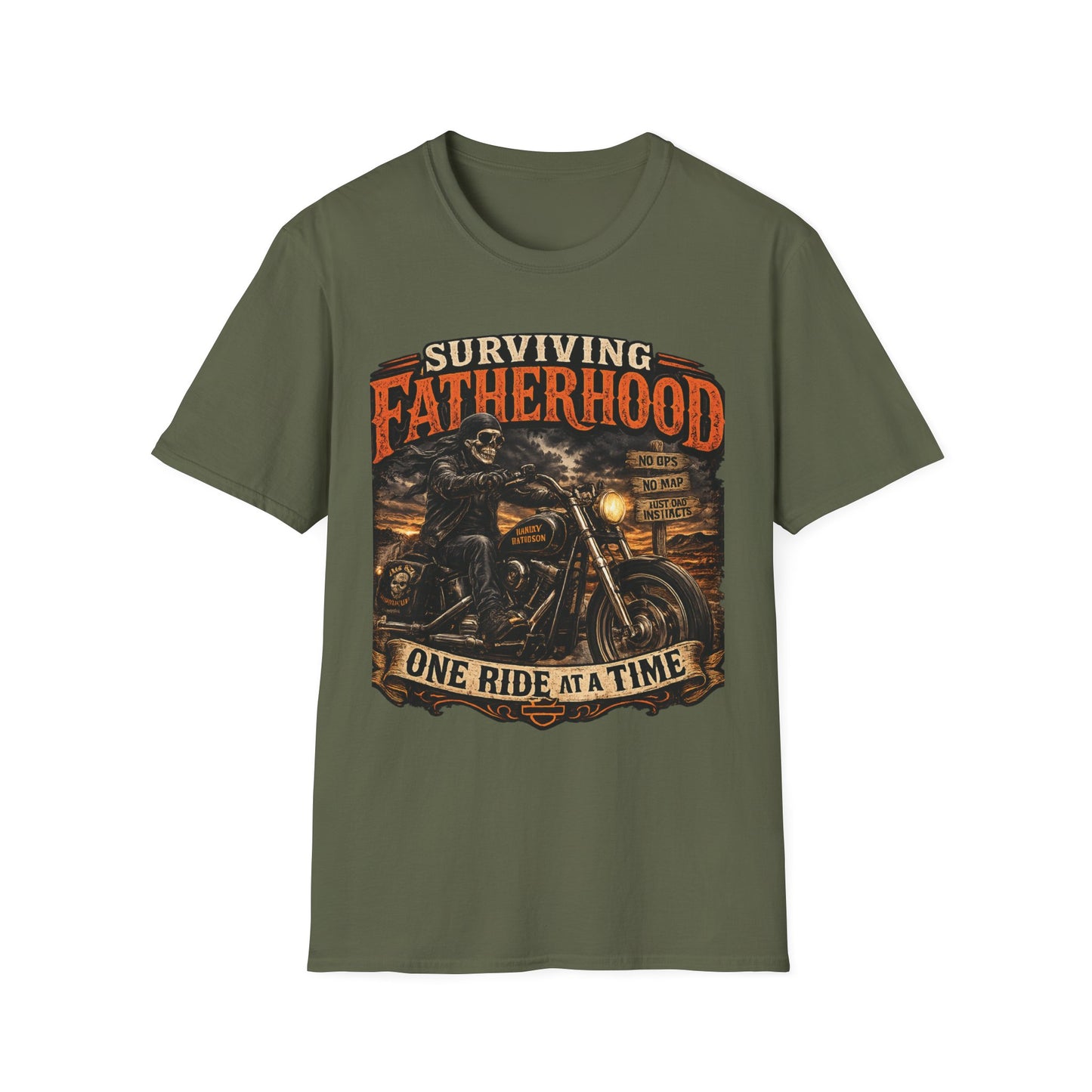 "One Ride at a Time" Dad Tee