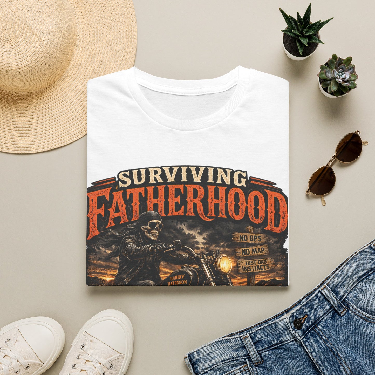 "One Ride at a Time" Dad Tee