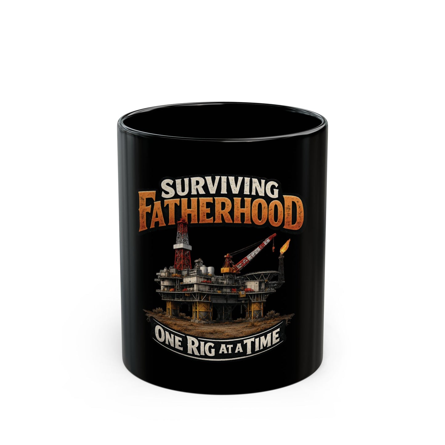 Oil Rig Father Coffee Cup