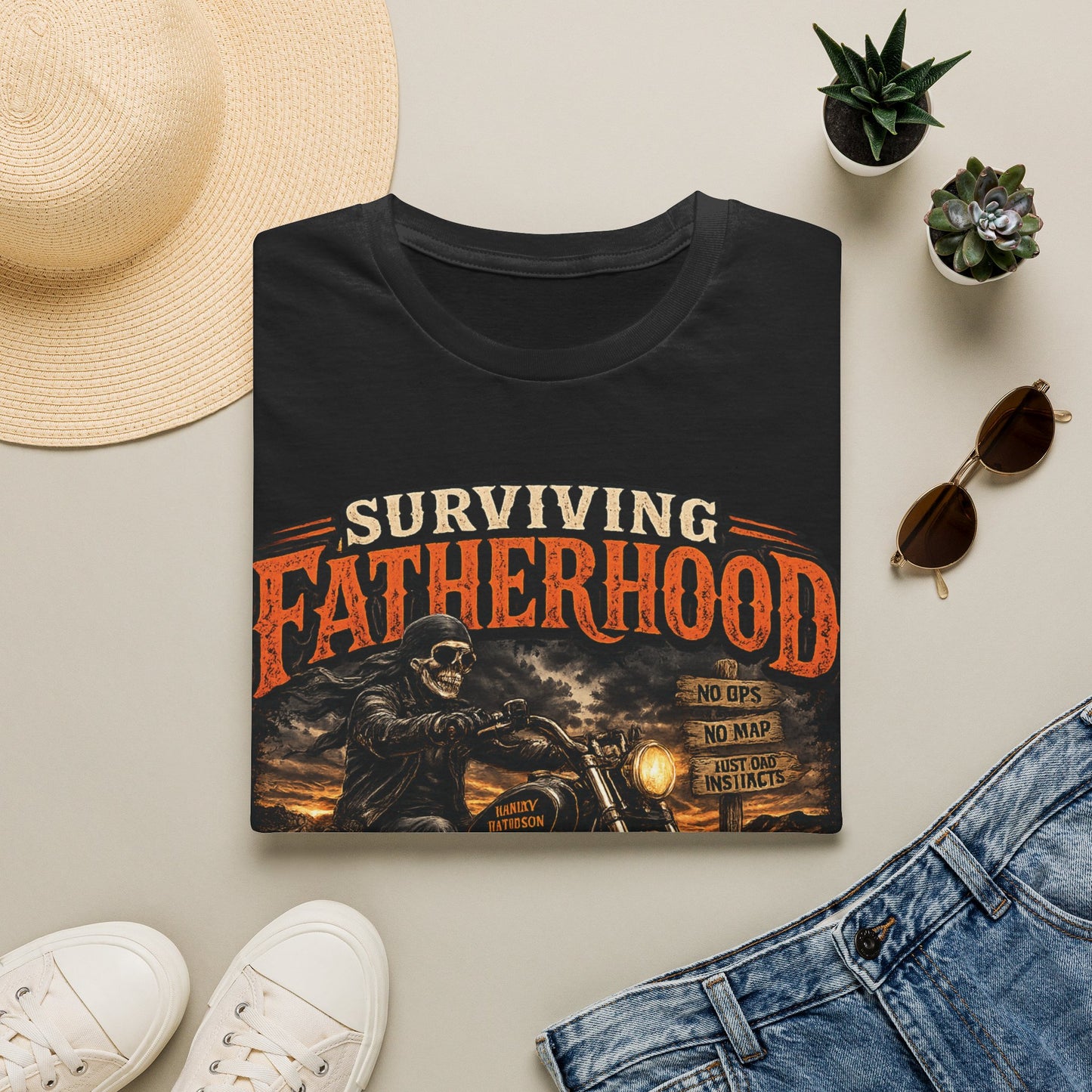 "One Ride at a Time" Dad Tee
